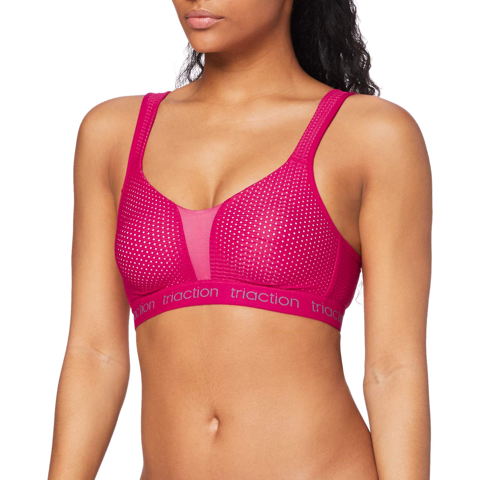Triumph Triaction Energy Lite Non-Wired Sports Bra Cerise 36B CS