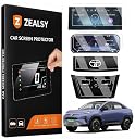 Zealsy Compatible for TATA CURVV Infotainment System Touch Screen AC Console and Steering Wheel Guard Protector Accessories (12.3 Inch Combo of 4) gallery image