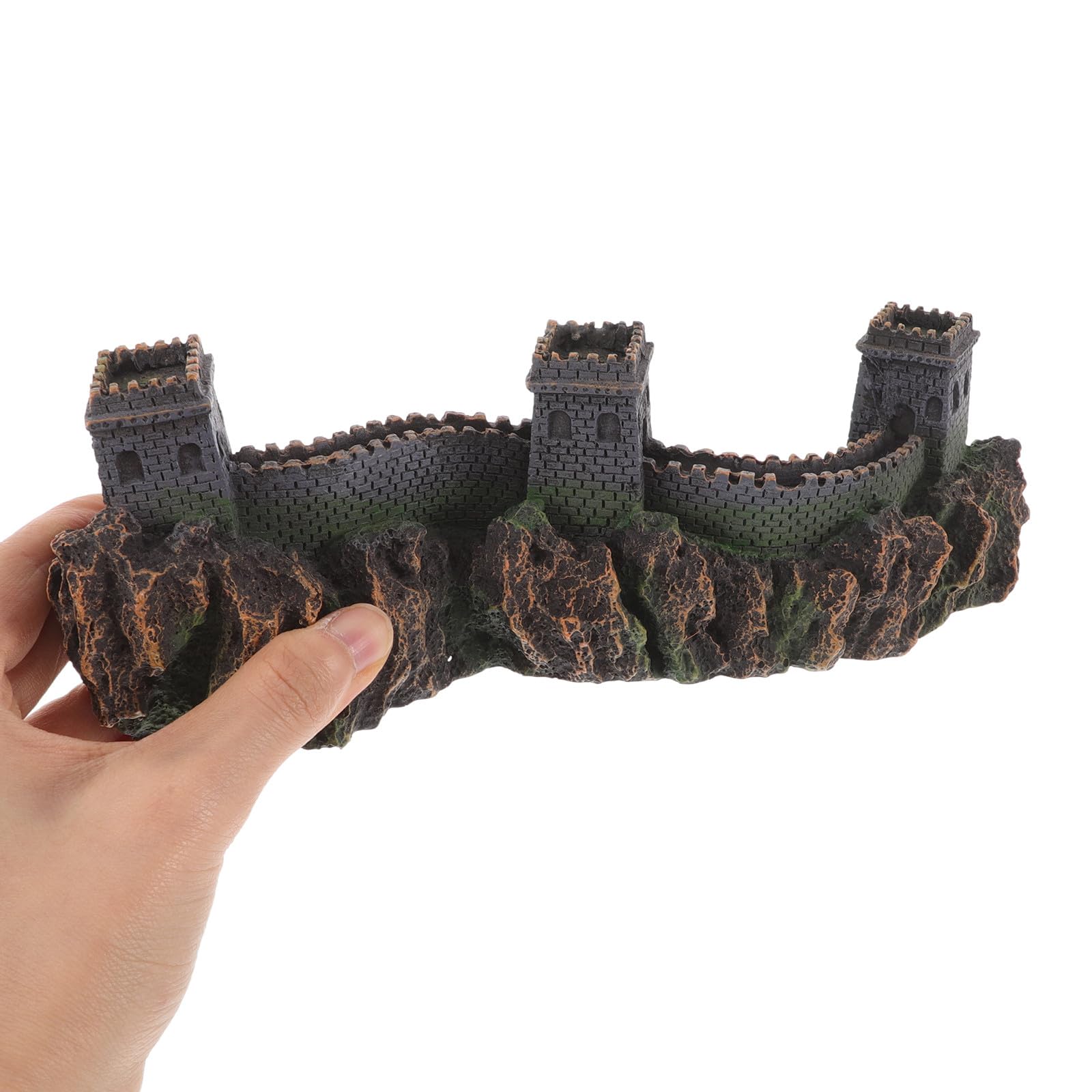 STOBAZA Adorno para Pecera Forma de Puente de Resina Estilo Artístico, Decoración de Acuario para Paisaje y Coleccionables Hogar