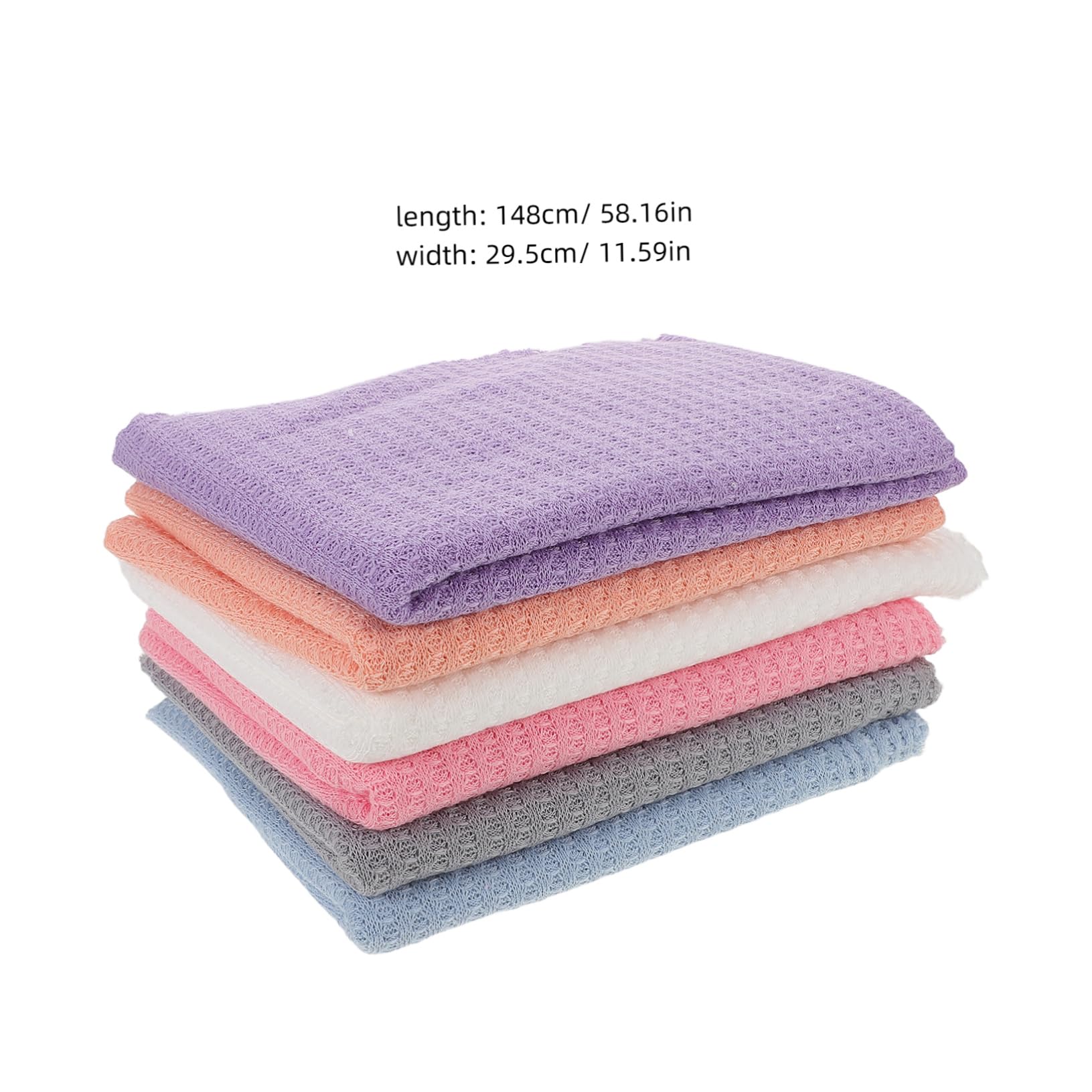 Kisangel 6 Piezas Mantas Envolventes para Niña Elásticas para Recién Nacido Mantas Sólidas para Fotografía Infantil para Niñas Accesorios Esenciales para Sesión Fotográfica