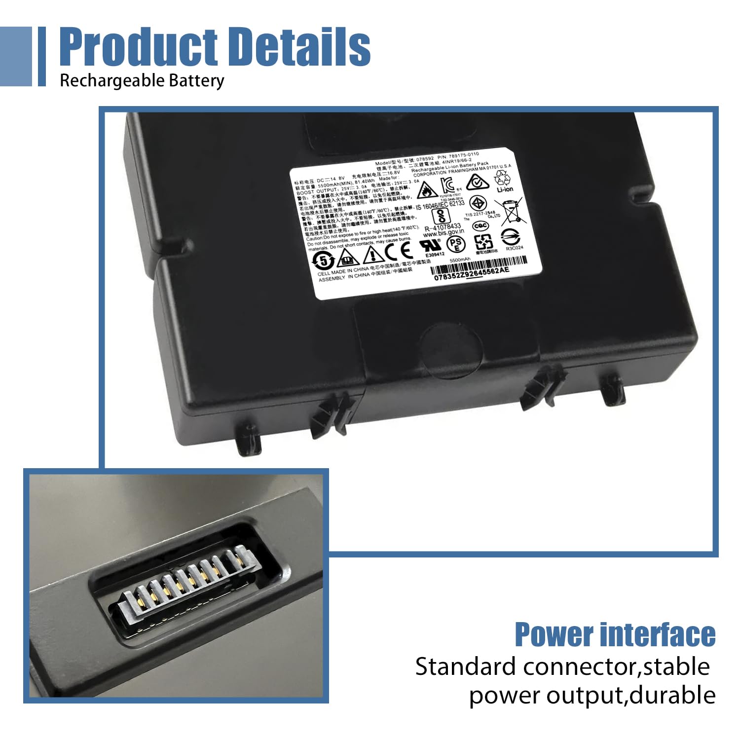 Amazon.com: VANPIR 789175 078592 Battery Replacement for Bose S1