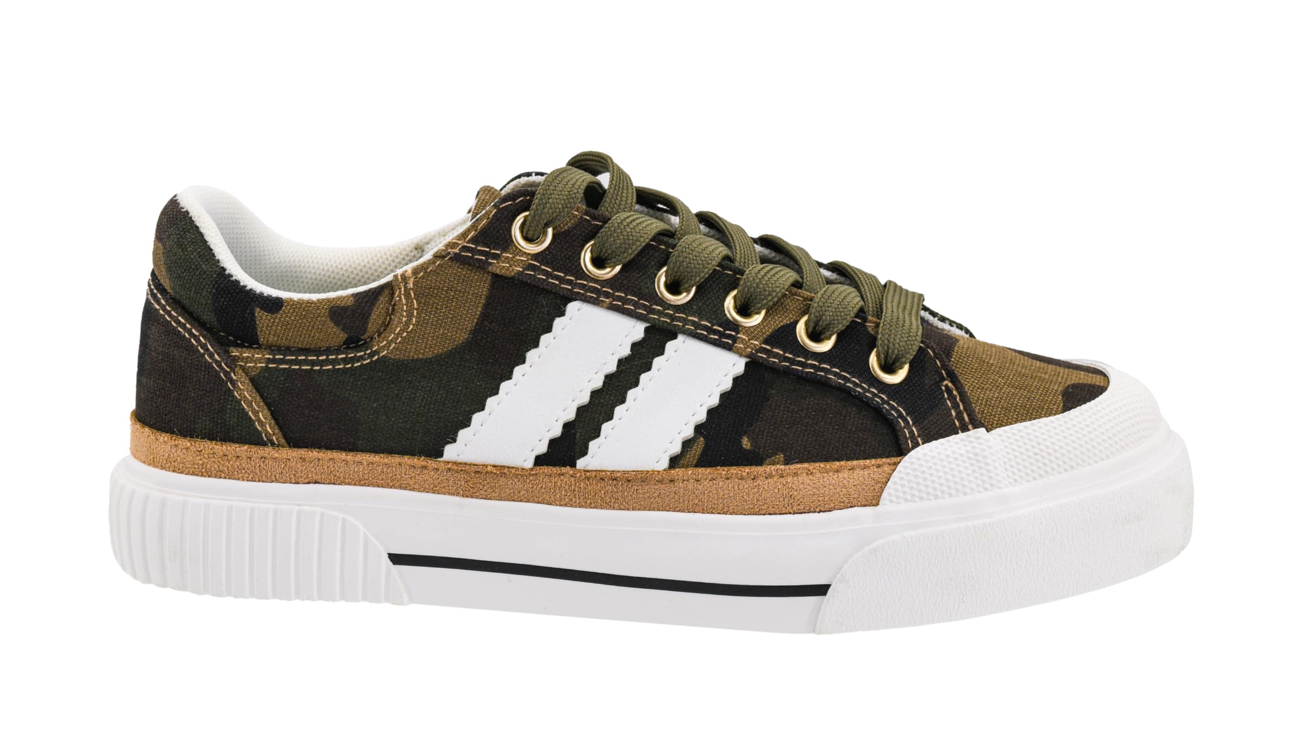 Corkys Footwear Hey Girl Womens Thats Her Fashion Sneaker - Featuring Two Stripes on The Side, Cushioned Insoles for All Day Wear, and A Lace-Up