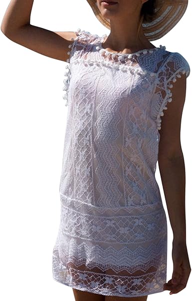 amazon robe dentelle blanche