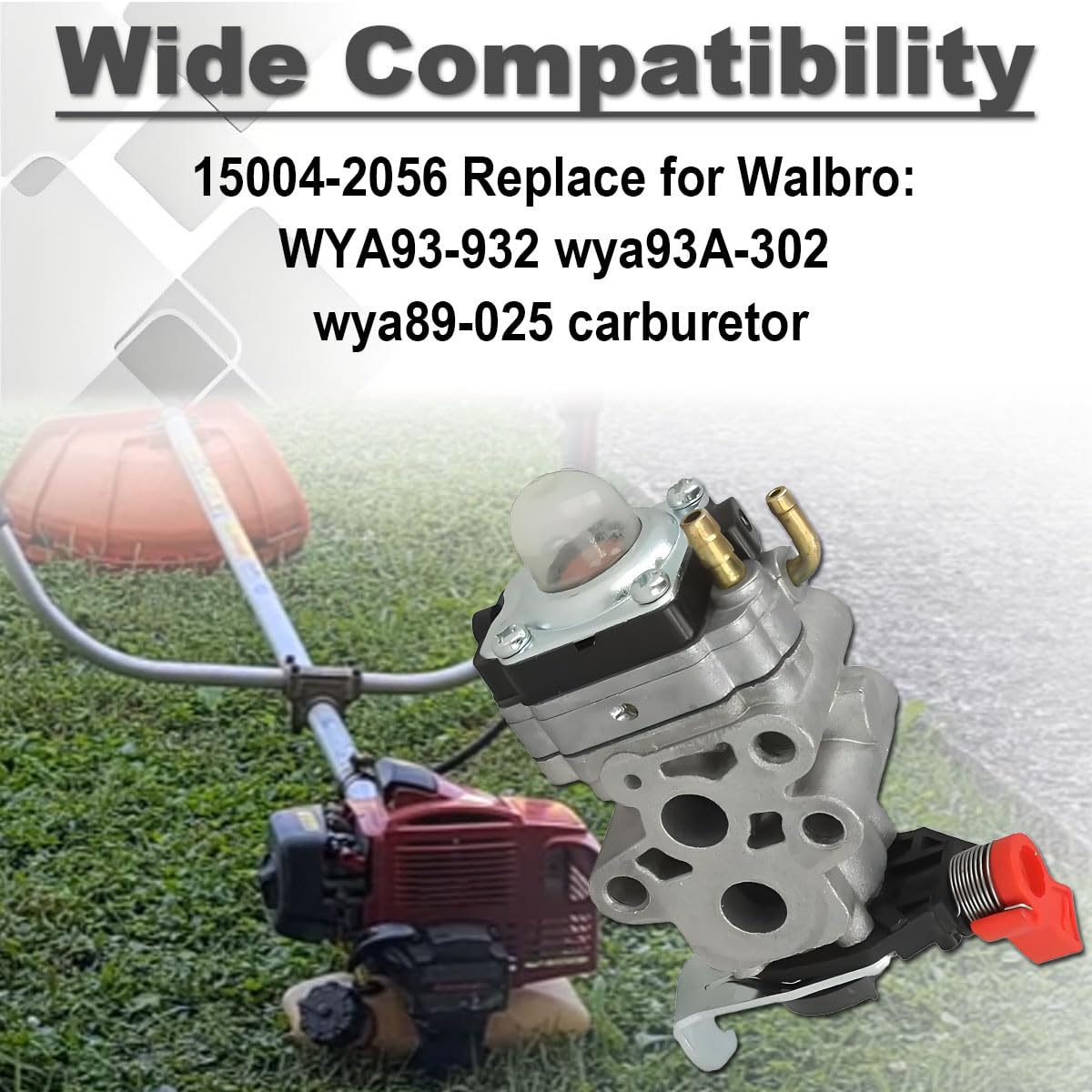 TJ27E Carburateur pour Kawasaki TJ027E TJ35E TJ035E KBH27B KBL27B KBL27BC débroussailleuse pour Walbro WYA93-932 Pièces et accessoires pour débroussailleuses de jardin 15004-2056