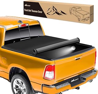 Nilight Soft Roll Up Truck Bed Cover for Ford F150 2004-2014, 6.5ft Bed