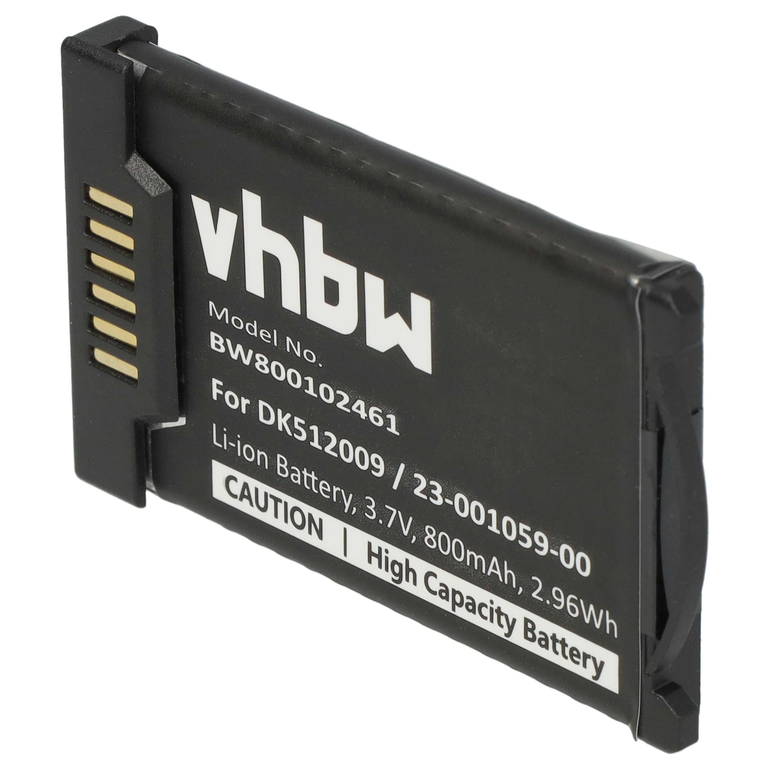 vhbw 5X Batterie Compatible avec Mitel 612d, 622d, 632d, 620d, 622dt, 610d, 612dt, 630d, 600d téléphone Fixe sans Fil (800mAh, 3,7V, Li-ION)