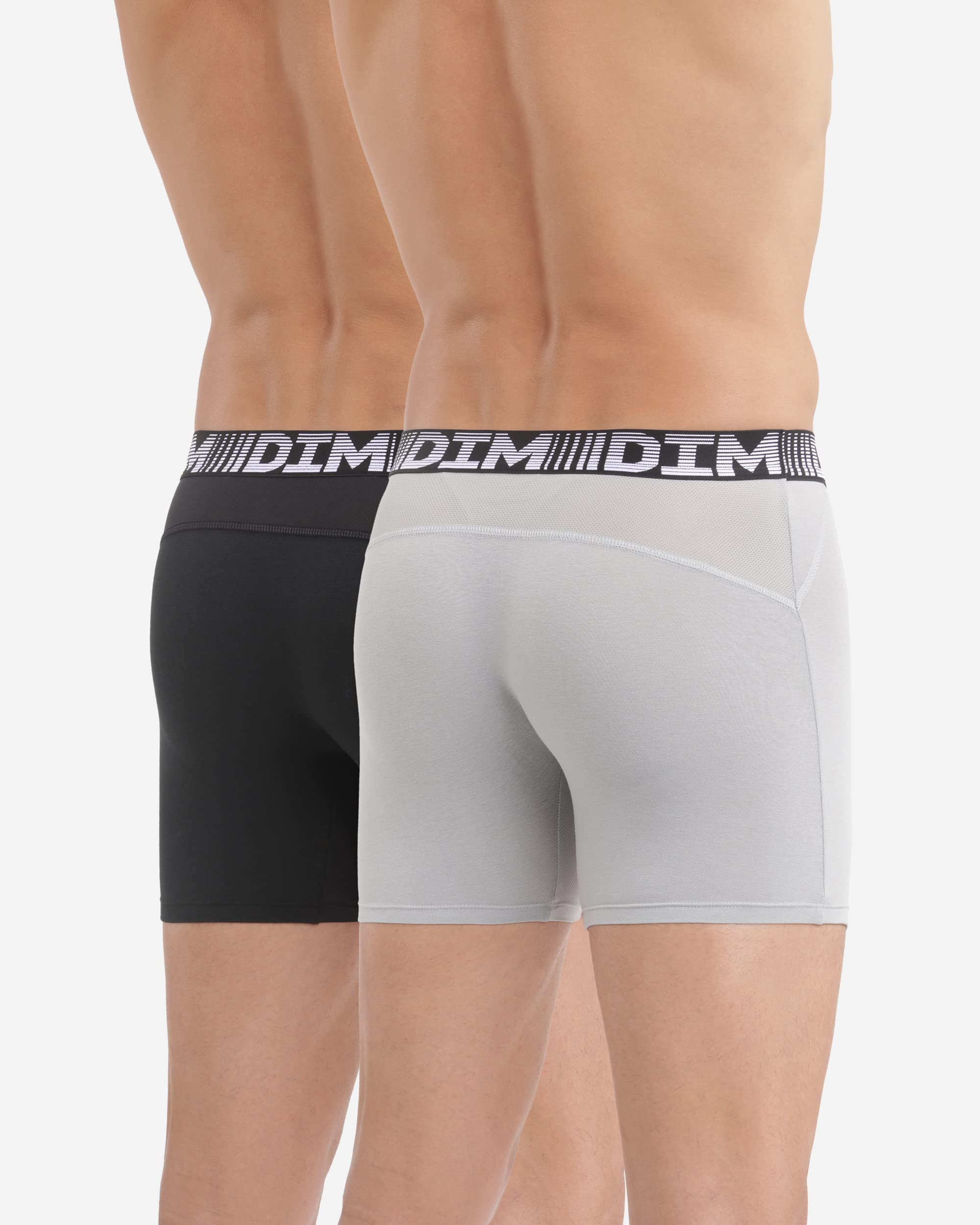 Dim Boxer Homme Long 3D Flex Air Respirabilité x2
