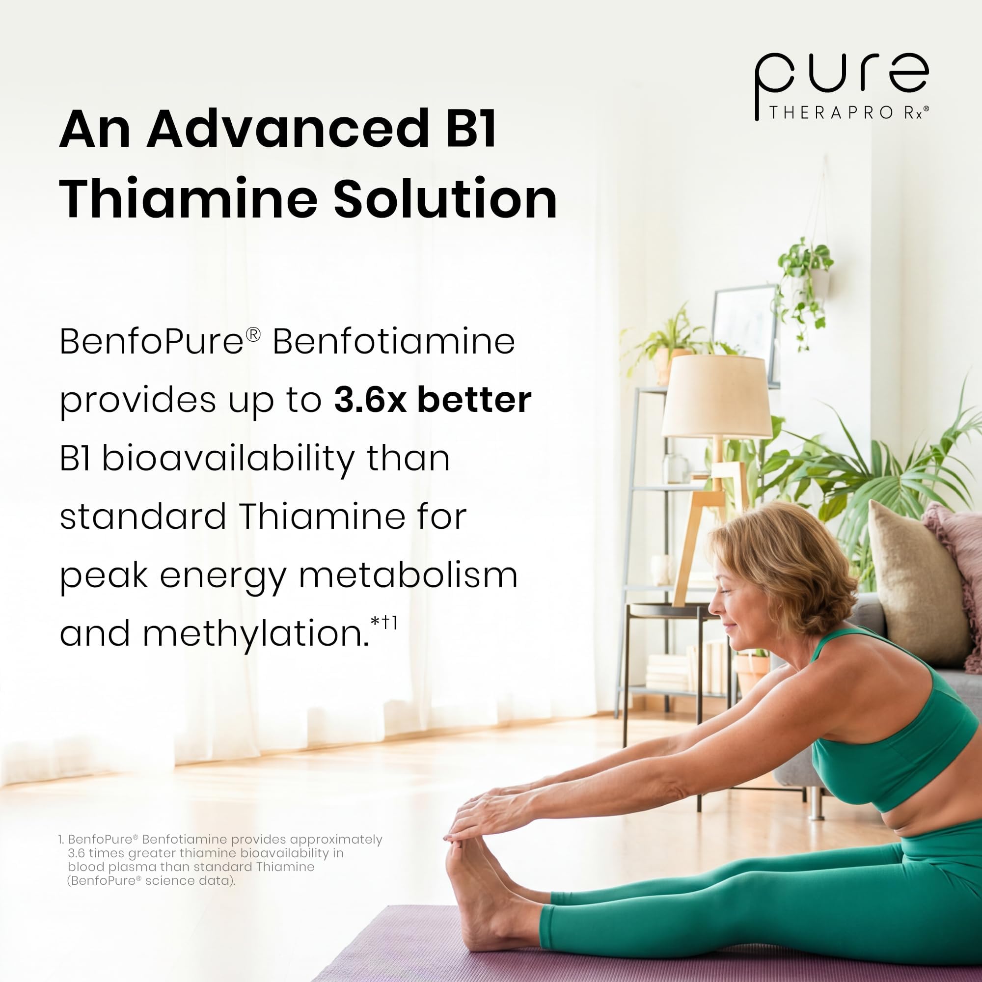 Pure Therapro Rx Methyl Active B, Vitamin B Complex, 120 Capsules — Amazon image 5