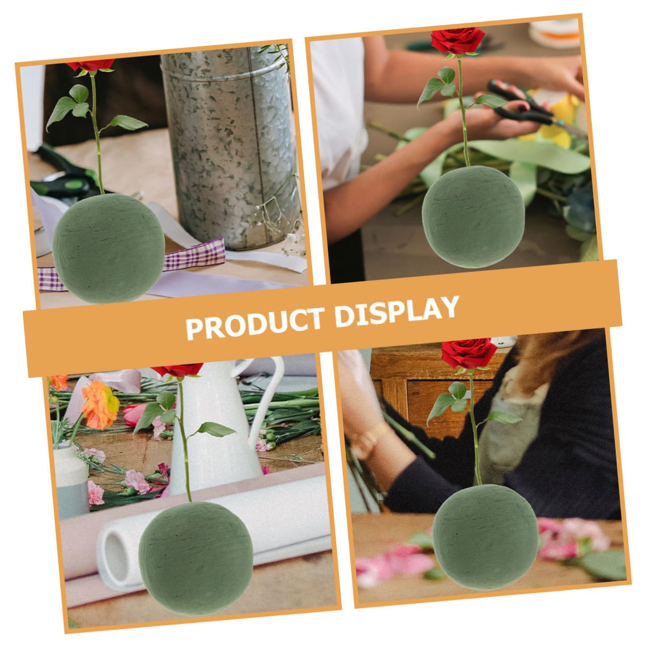 Floral Foam Base Wedding, 2 szt. Gąbki chłonnej do kompozycji kwiatowych