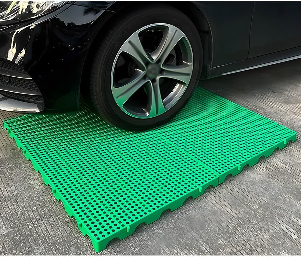 Plastic Pallet for Basement Storage, Lightweight Storage Floor Pallets Pad Board, Supermarket Tray Mat Board Platform Rack, Pet Damp-Proof Mat, Easy to Stack, for Garage Warehouse(100x60x5 cm)