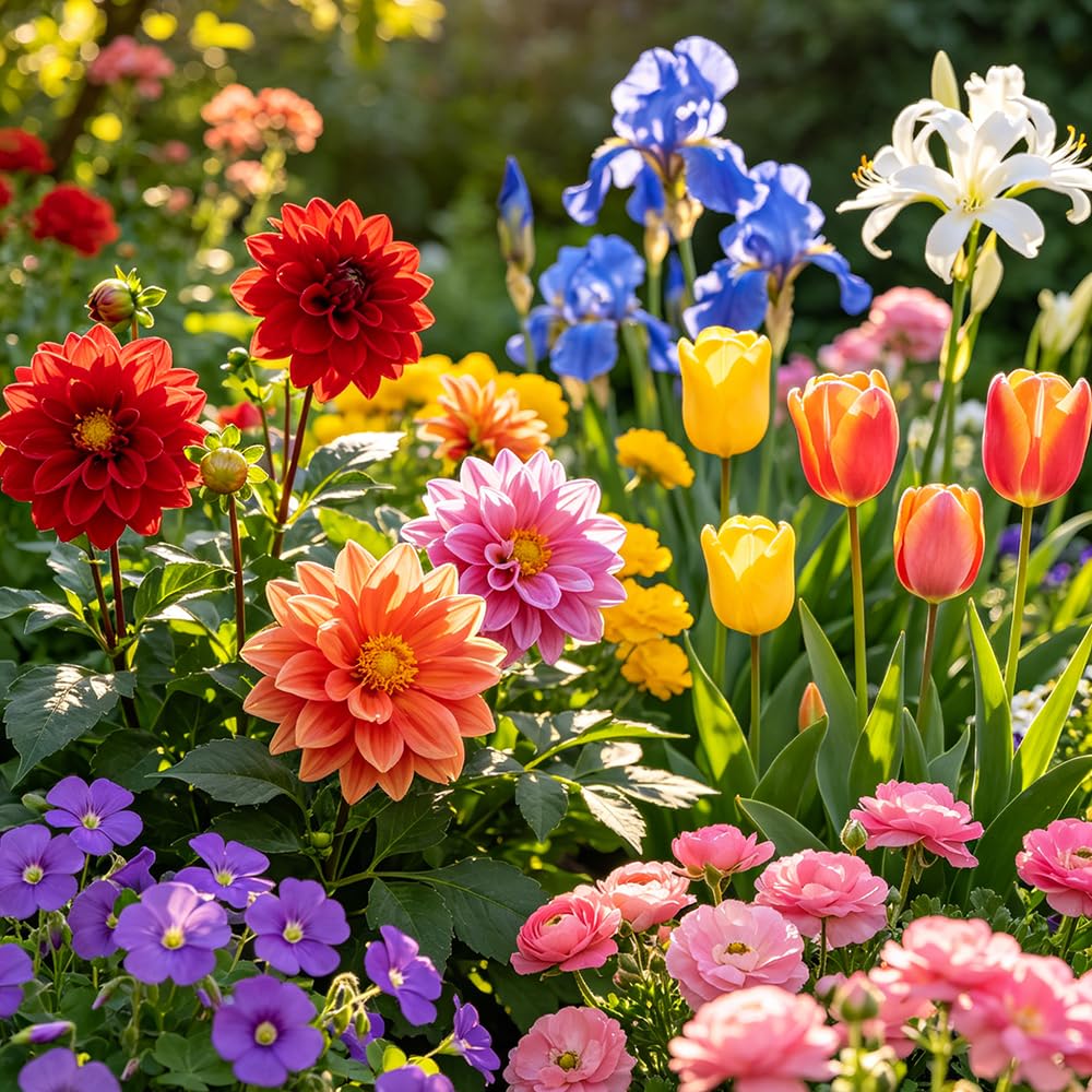 FloresRizoma multicolor - primavera de jardín 30bulbos