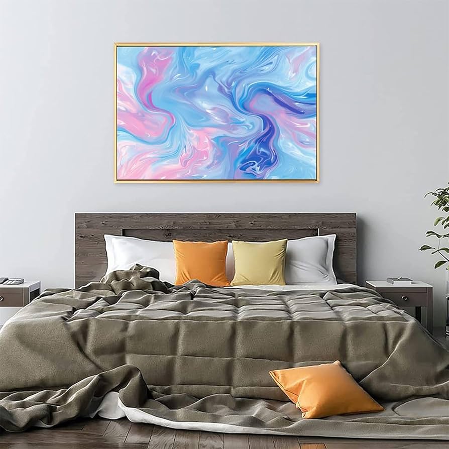 巨大】 テクスチャーアート・フルイドアート キャンバスプリント