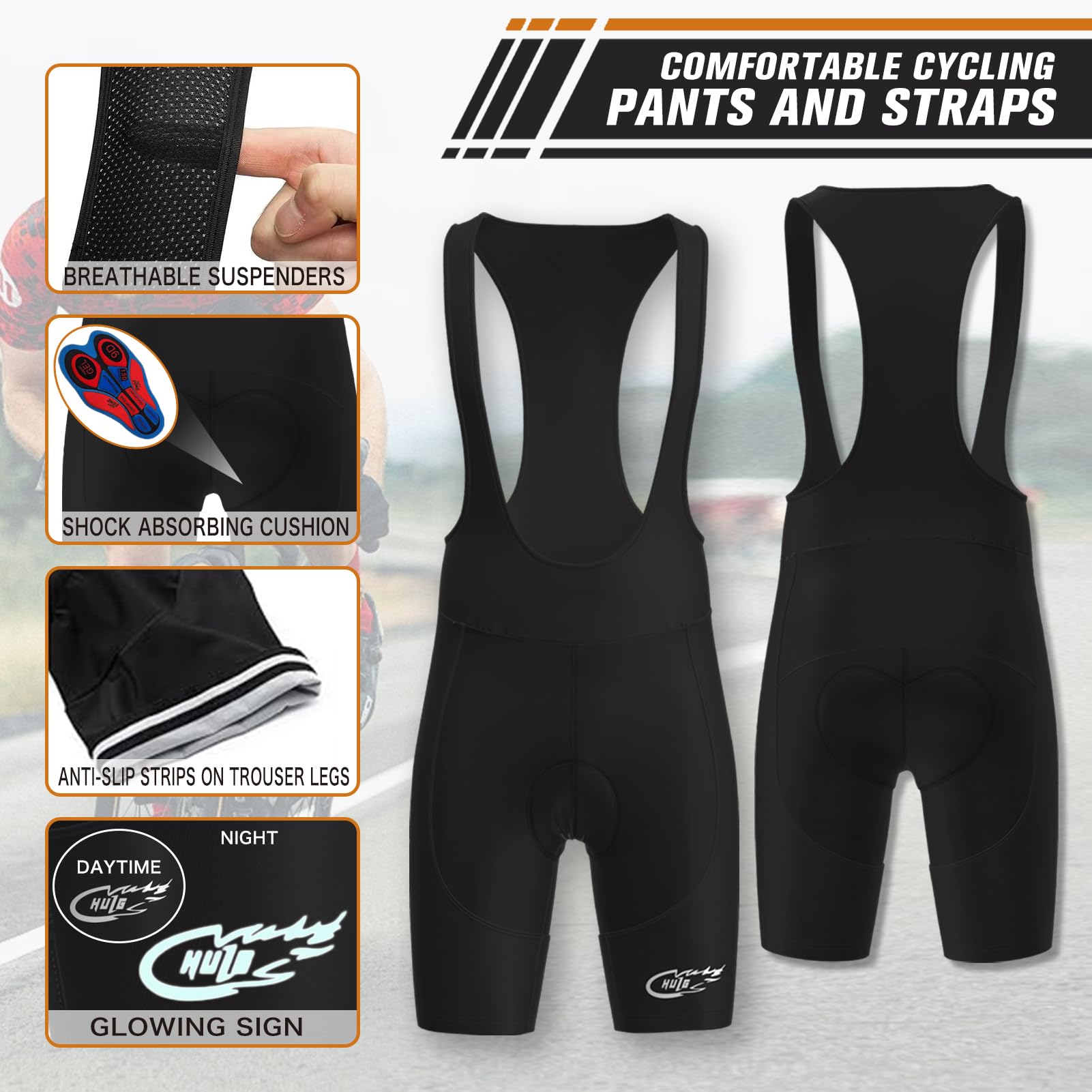 Maillot De Cyclisme Pour Hommes, Combinaison De Triathlon Rembourrée 9D, Respirante Et À Séchage Rapide - Body Une Pièce À Manches Courtes Pour L'entraînement À Vélo