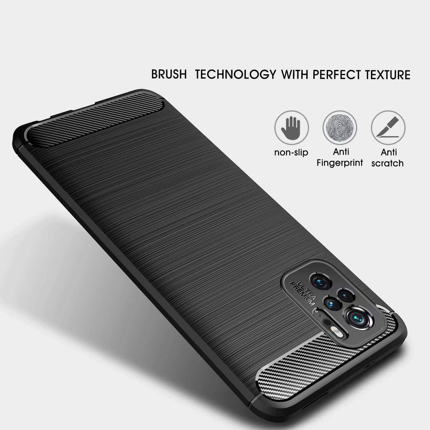 Custodia BAIDIYU Per Oppo Find X3 Neo - Cover Sottile In TPU Paraurti Antiurto Nero