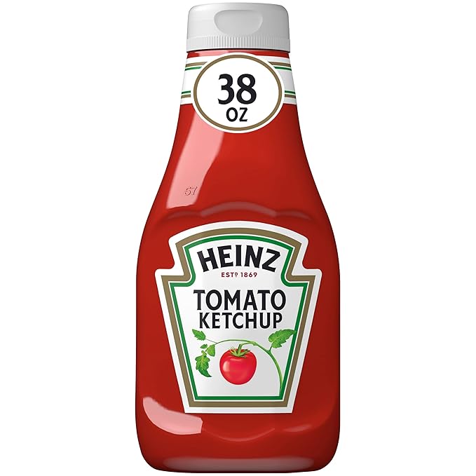 Heinz Tomato Ketchup,38 oz
$3.38 [$2.95] when you clip the 15% off coupon and check out with Subscribe & Save.
($4.48 at Walmart)
CLICK HERE
