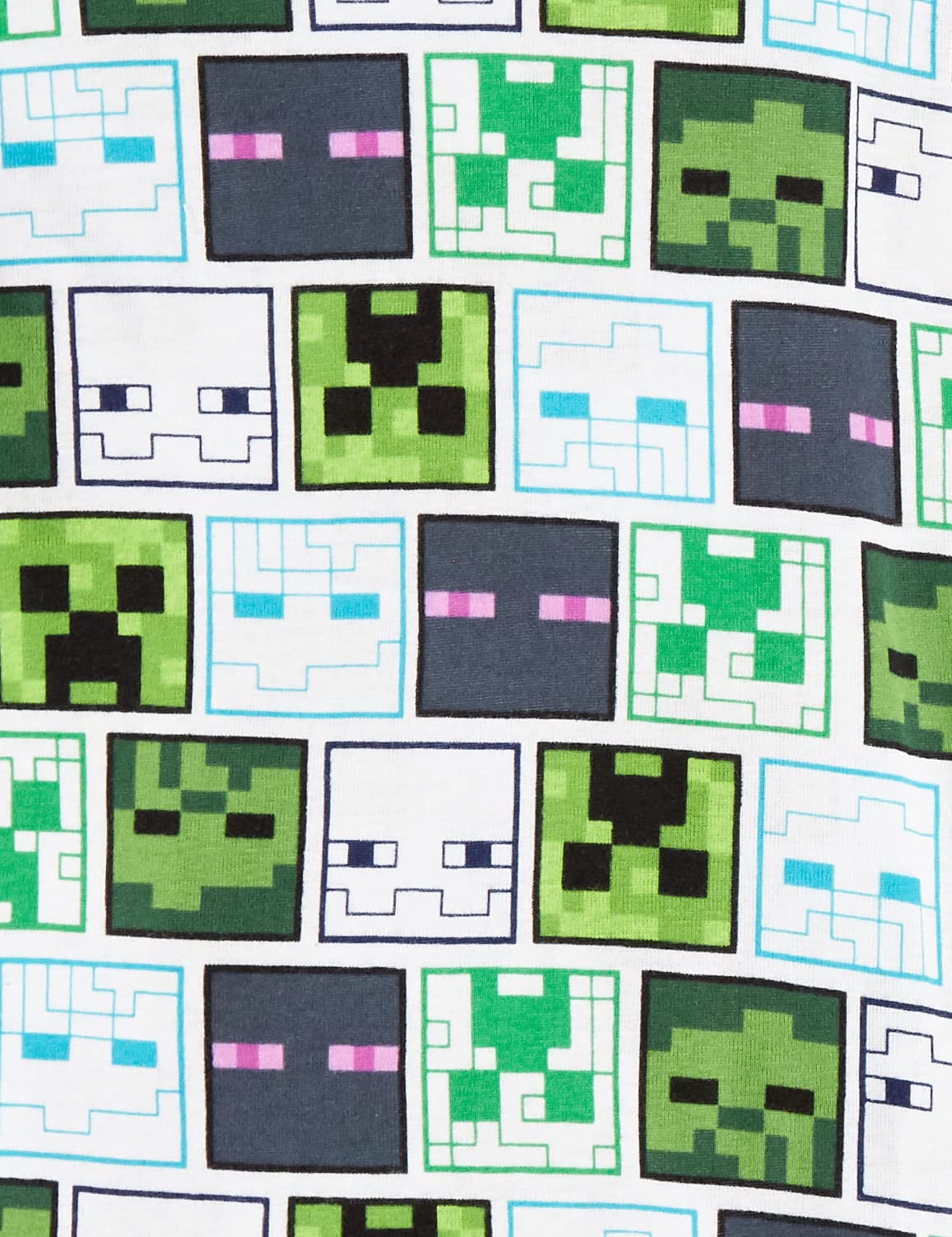 Minecraft Snug Fit Cotton Pajamas Juego de Pijama (Pack de 6) para Niños