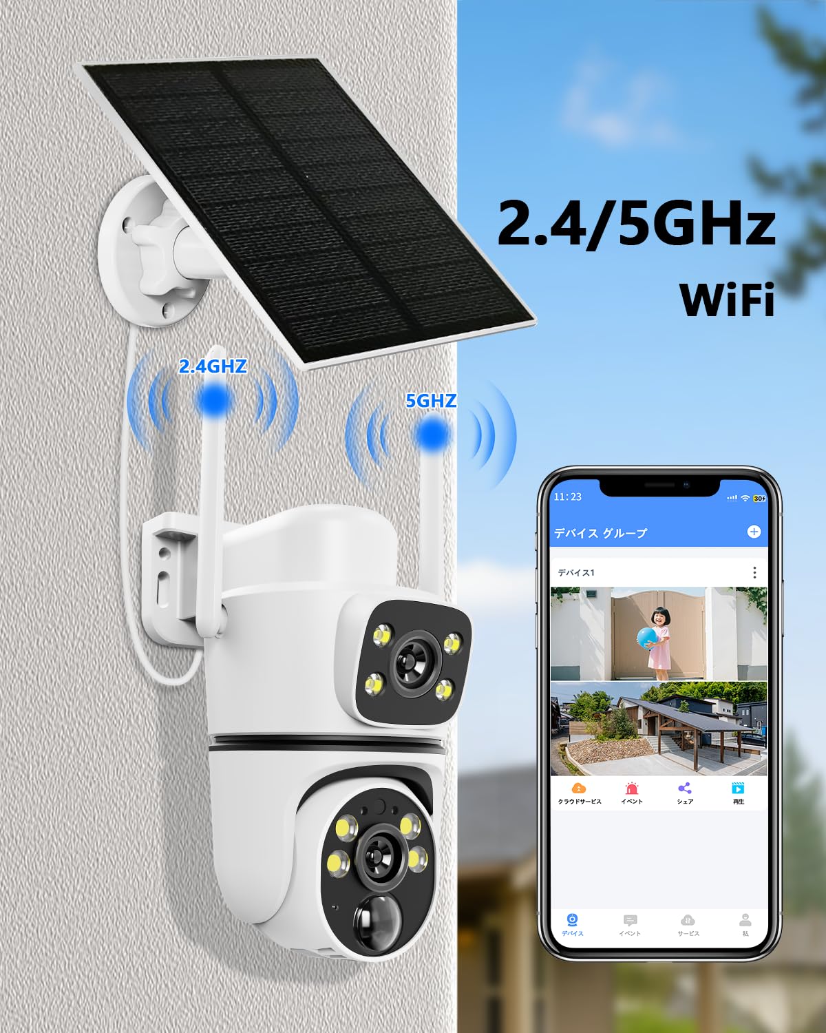 Amazon.co.jp: 【2.4G/5G対応・双方向通話・デュアルレンズ】OOSSXX