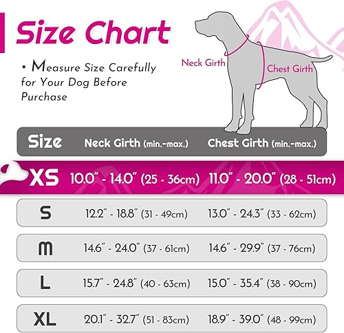 Miniatura 367 de Eagloo Arnés para perro de tamaño mediano, chaleco de servicio sin tirones con tiras reflectantes y asa de control, ajustable y cómodo para caminar