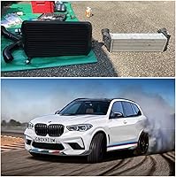 Vista 9 de Intercooler de competición de sintonización se adapta a los modelos BMW X5 o X6 de la serie E y la serie F
