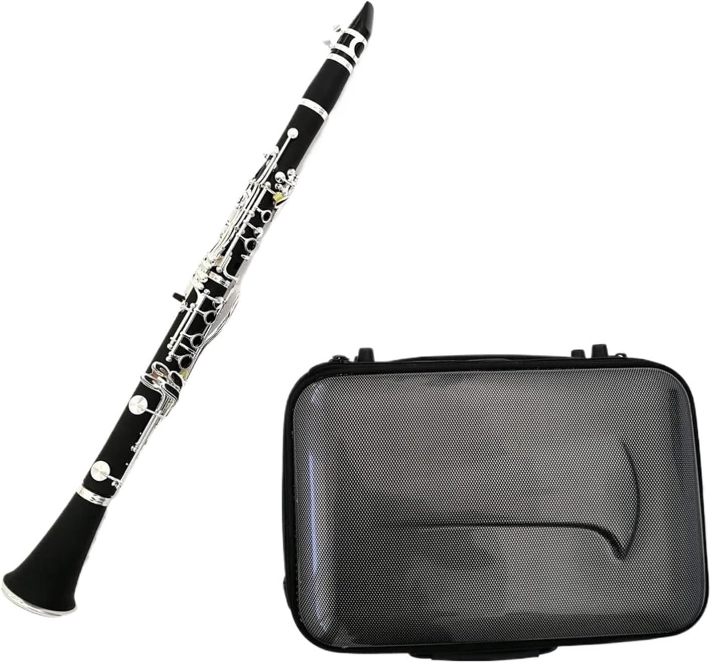Bakelite Clarinet 17 Keys Silver Plated
