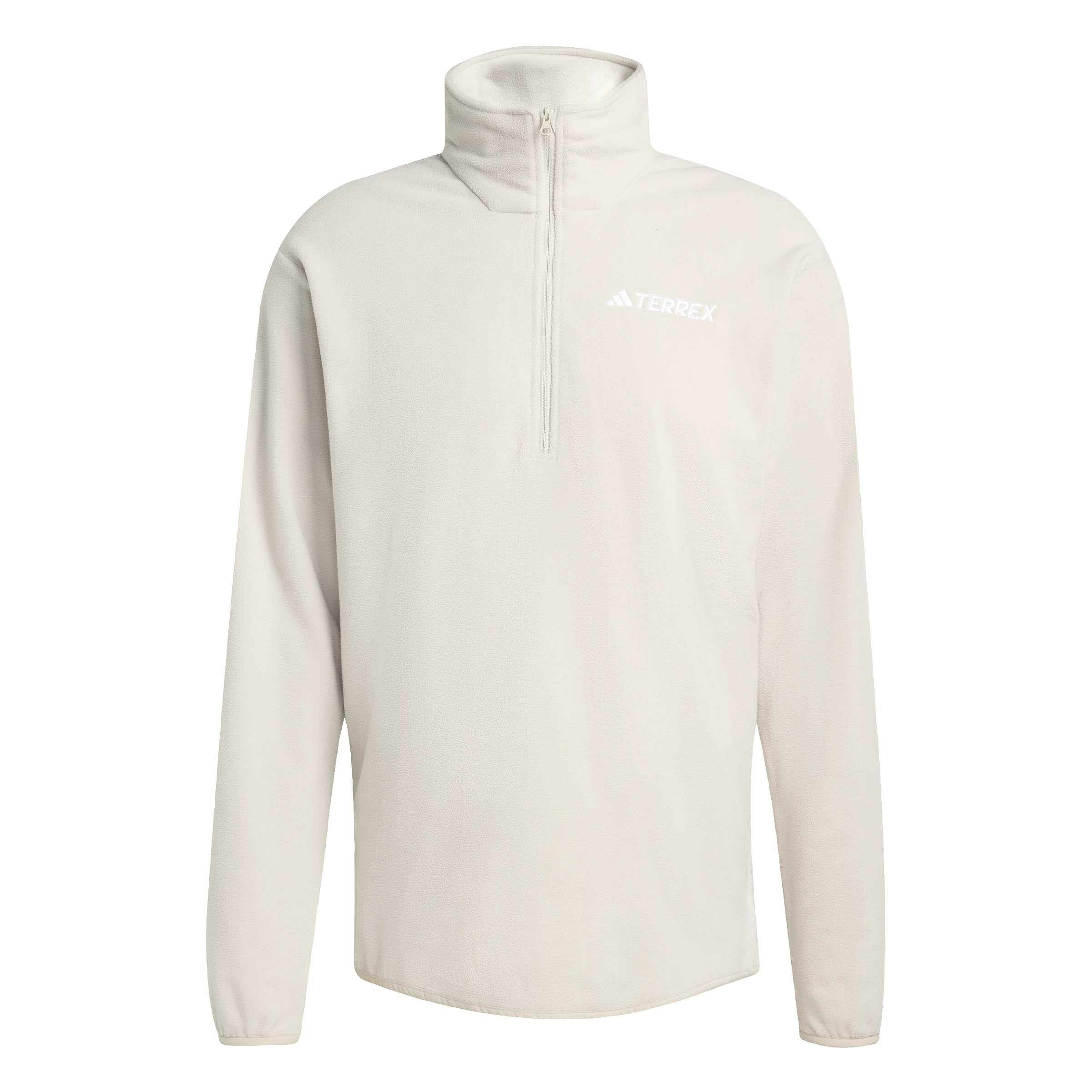 adidas Men's Terrex Multi Essentials Half Zip Fleece Jacket, Wonder Alumina, XS