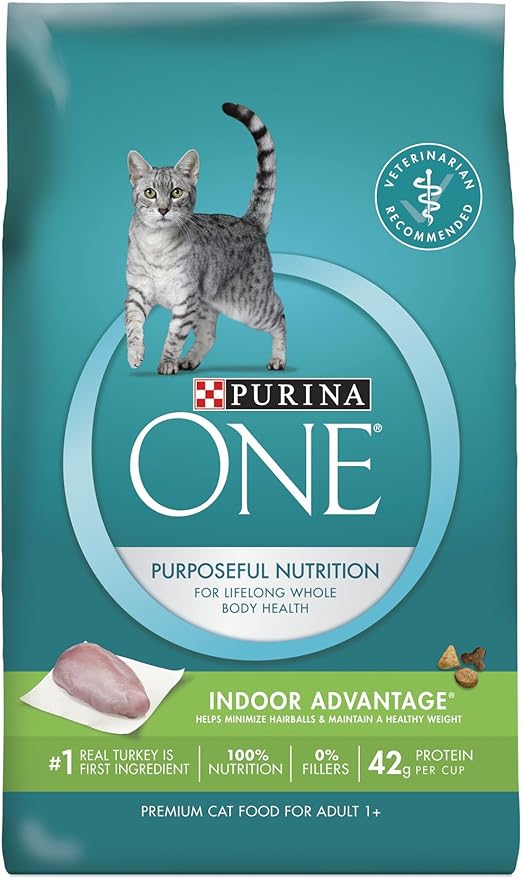Purina ONE Dry Cat Food, Indoor Advantage, 7 Pound Pet Supplies