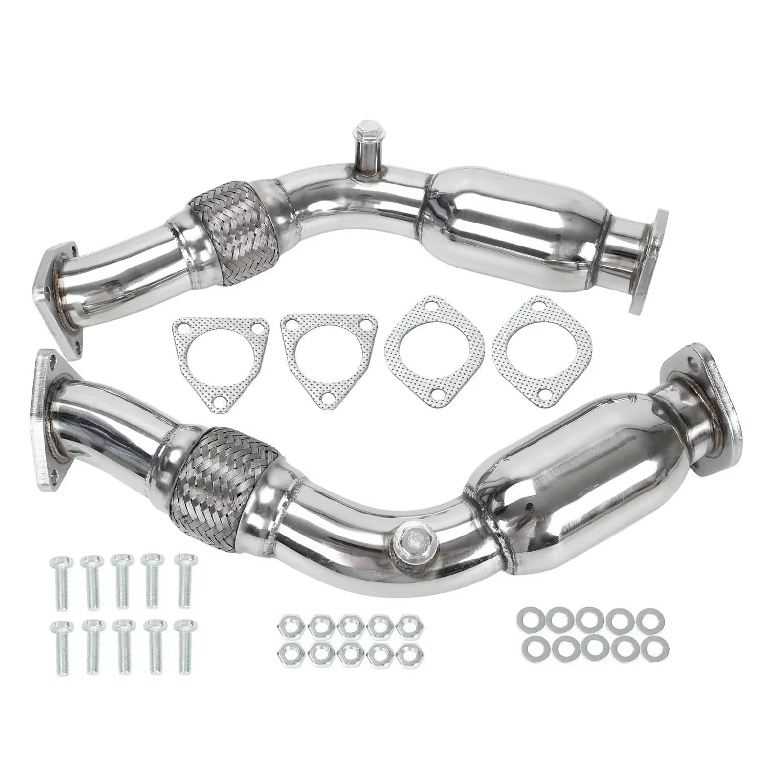 Auto- Auspuffkrümmer Für Infiniti G35/Für FX35 Tuning-Teile, Auspuff-Fallrohr Und Prüfrohr-Set Auto-Abgaskrümmer