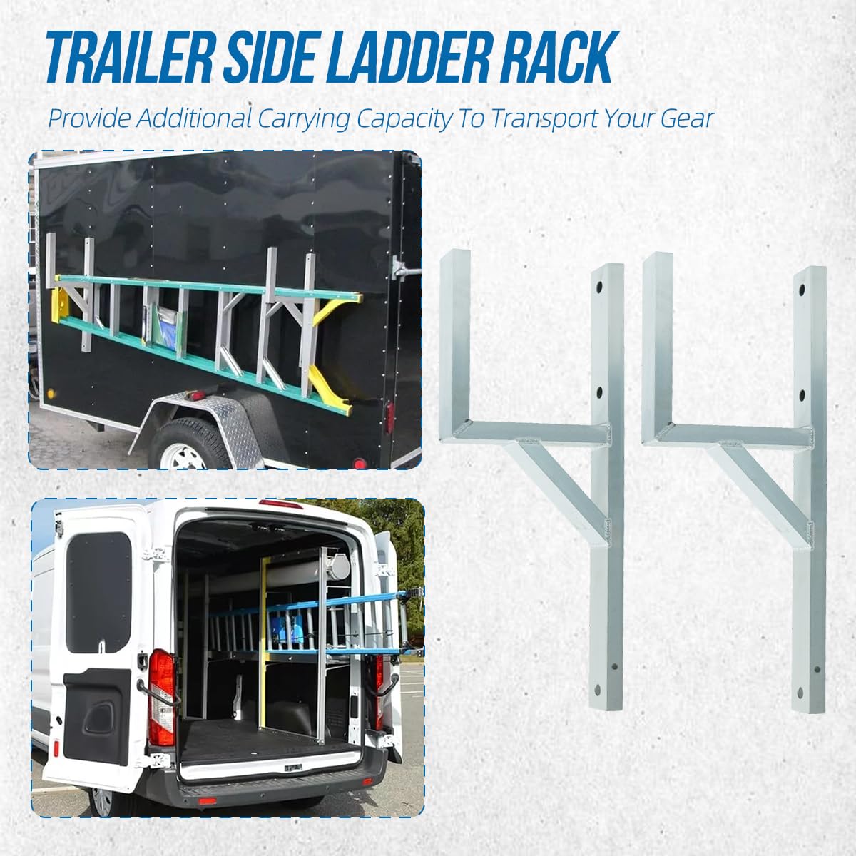 Trailer Ladder Rack Sterlix Heavy Duty Aluminum Ladder Rack For ...
