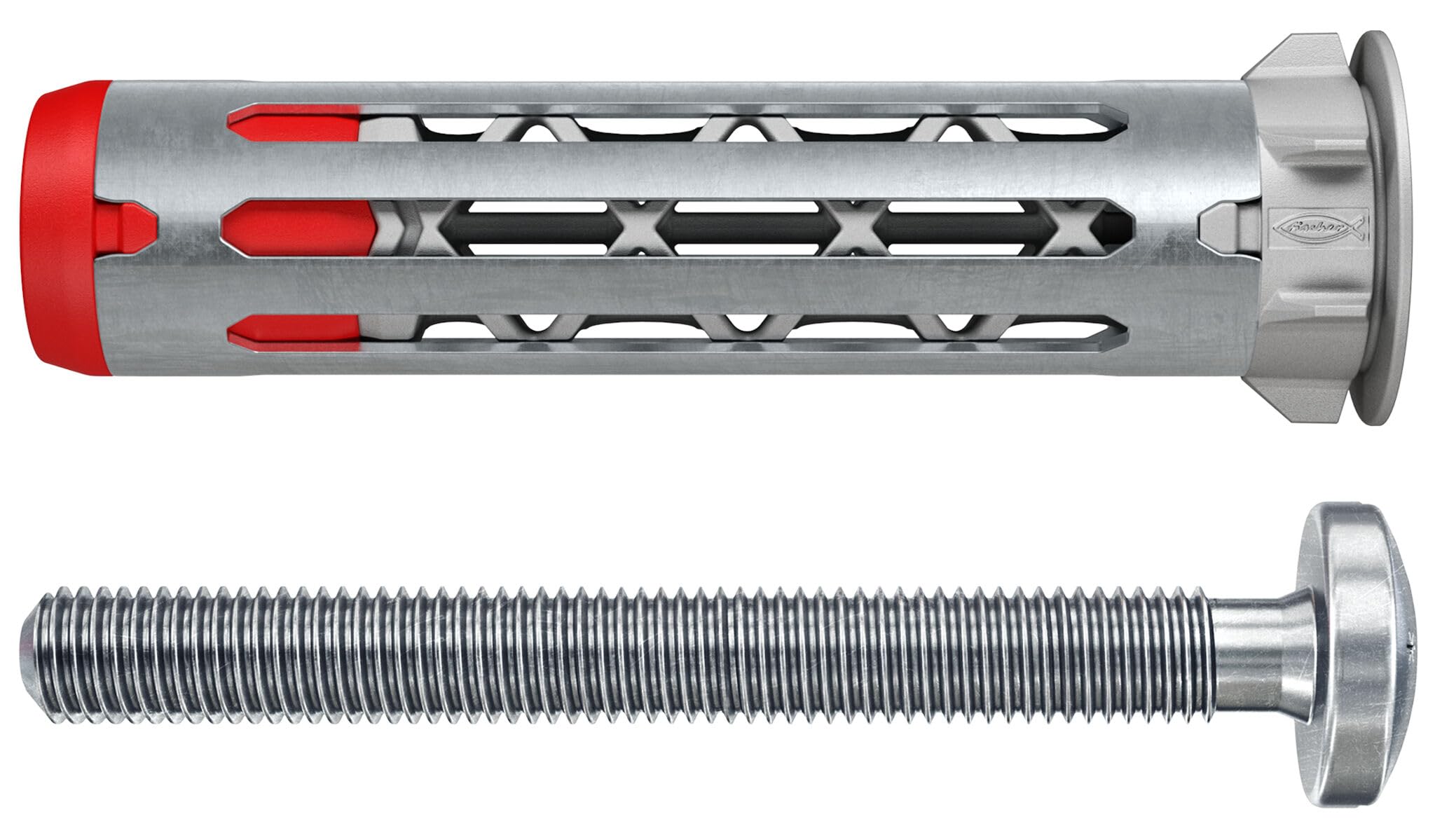 fischer - Kołek dwumateriałowy DuoHM 4 x 55 do pustego korpusu, ze śrubami z łbem cylindrycznym, odcisk PZ - worek 20 szt
