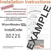 Vista 3 de Performance Beam Wipers compatible with Daewoo Leganza 2000 (Set of 2) Wiper Blades