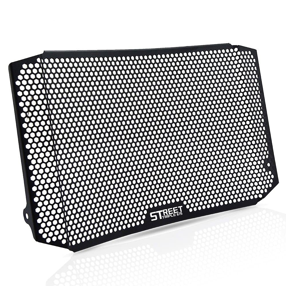 CARRERAS Moto Grille Cover Cover Fit pour Triumph Street Triple Rx 675 RX 2015 2016 Fit pour rue Triple R 675R 675 2014 2015 2015 2016 Moto Radiateur Grille (Taille : Street Triple 67