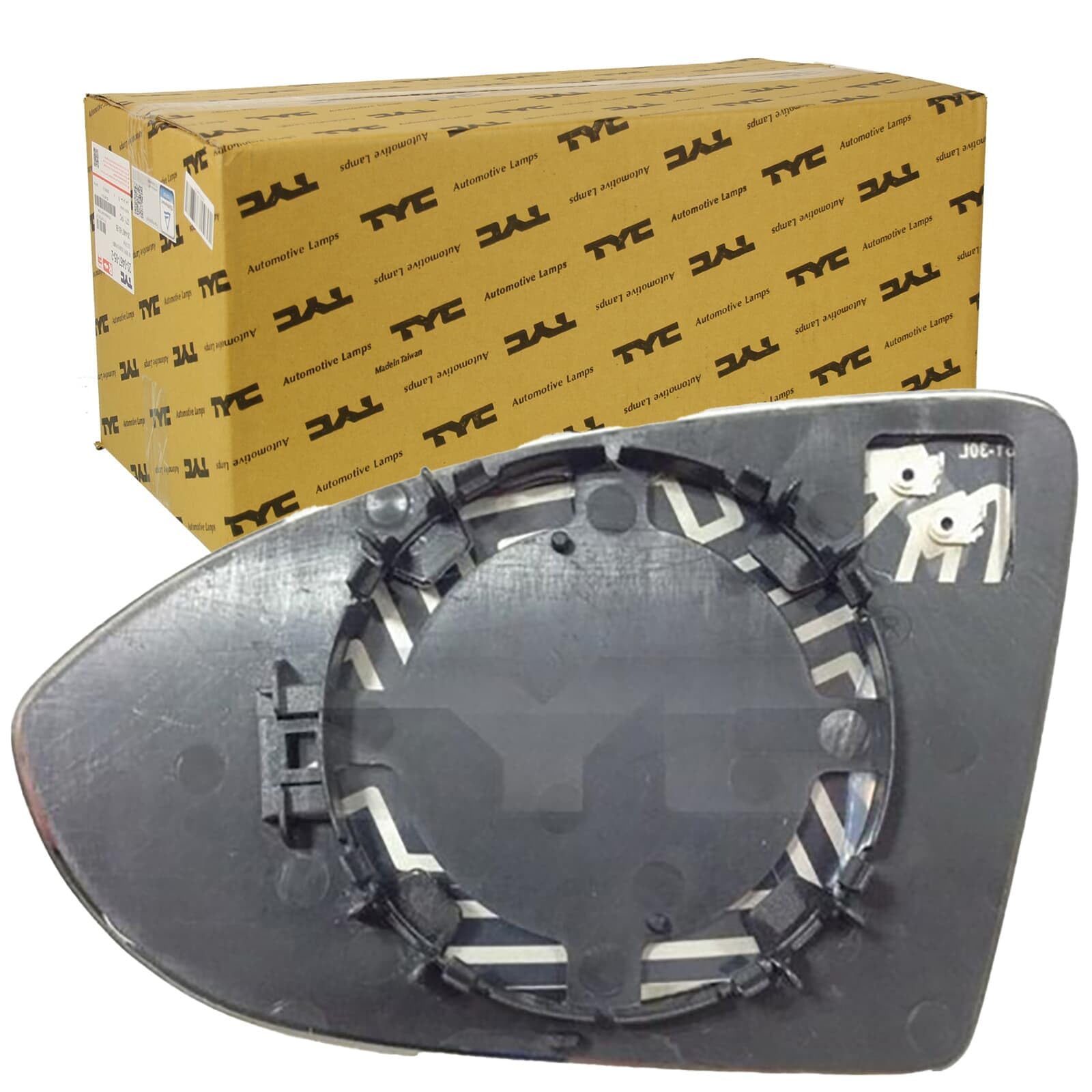 Mirror Glass Convex Right Heated for VW Golf VII (Also Variant)