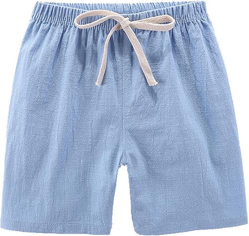 Miniatura 4 de AMEBELLE Paquete de 3 bermudas ligeras de lino y algodón para bebés y niños pequeños