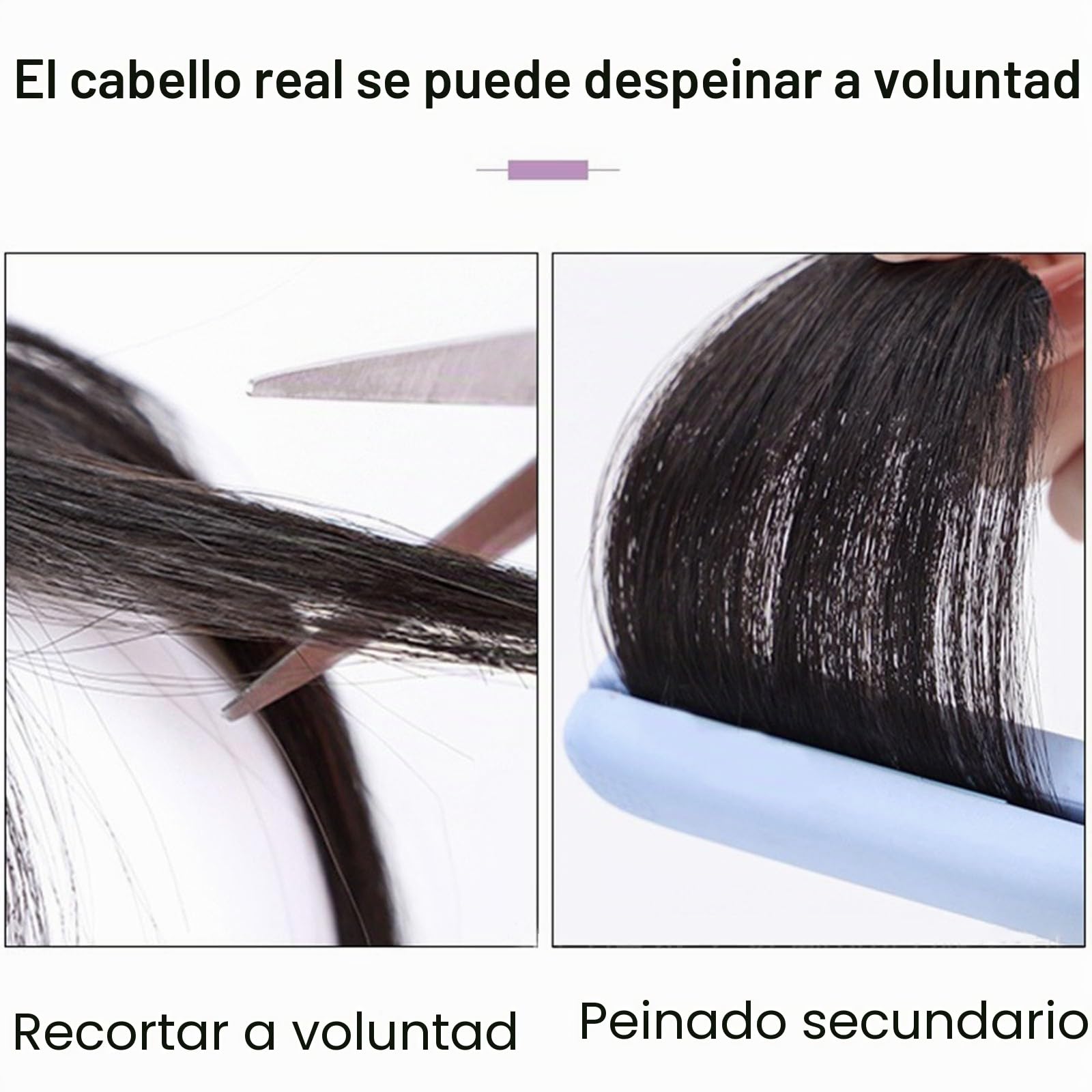 Clip en tupé para hombres, cabello humano corto con cinta de tupé para la pérdida de cabello masculino diario(A,18 * 20CM)