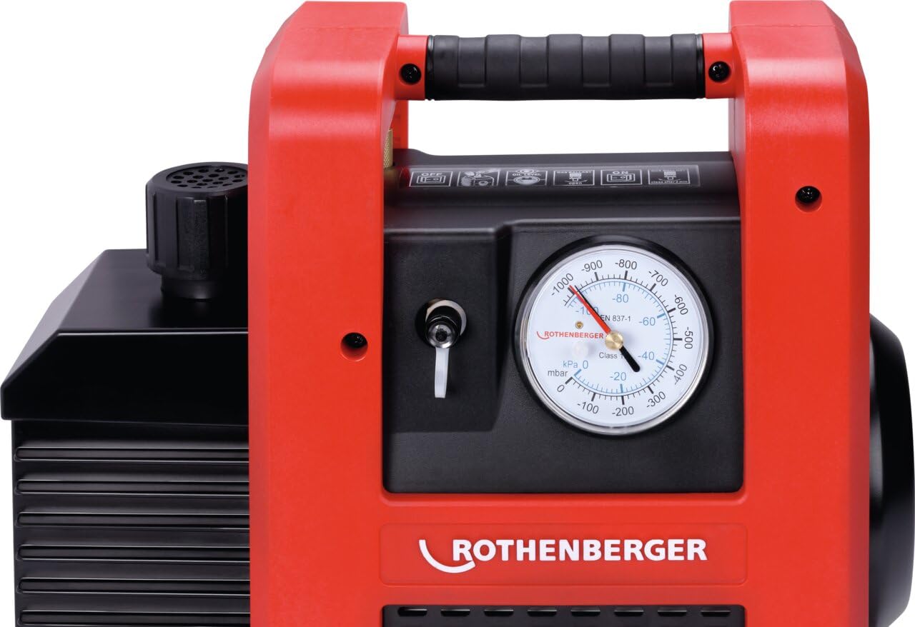 ROTHENBERGER ROAIRVAC R32 9.0 230V, 255 l/min, 750W | 1000002714 | Vakuumpumpe, Evakuierpumpe, Drehschieberpumpe