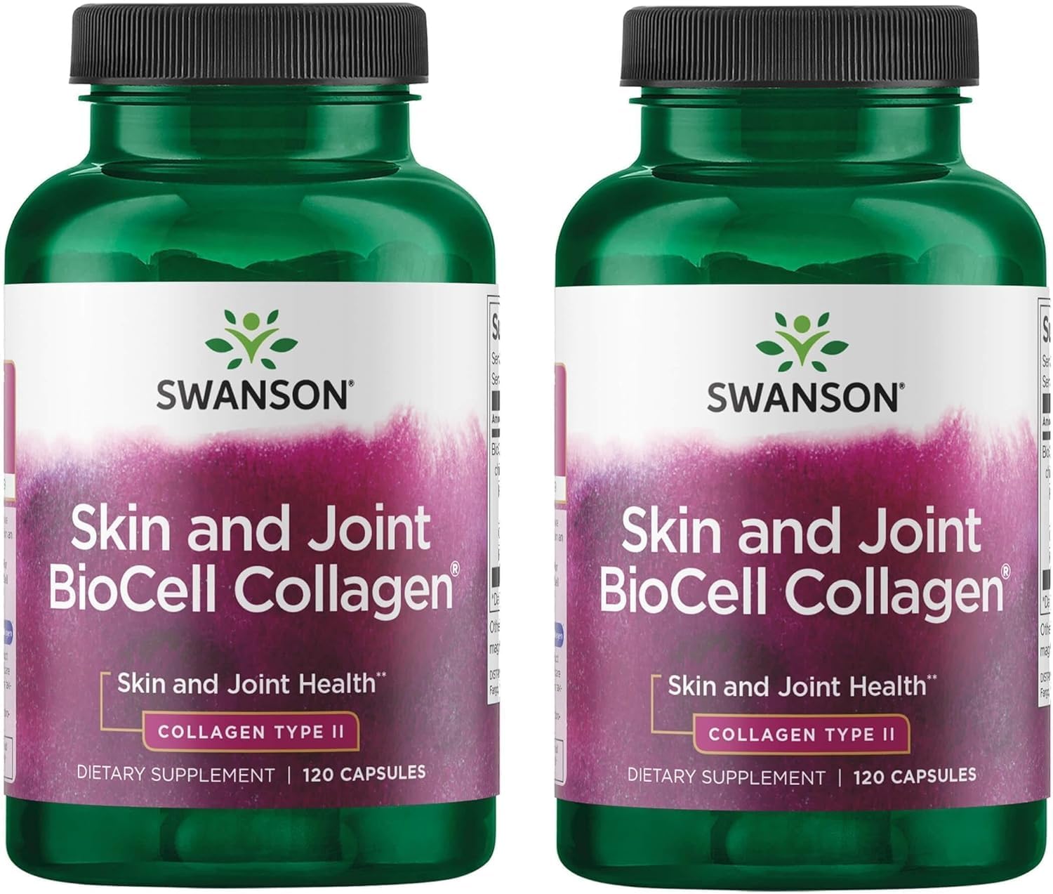 Swanson Chicken Sternum Cartilage, Collagen Type II 500 mg, 200 Caps, 2 Pk 200 Count (Pack of 2)