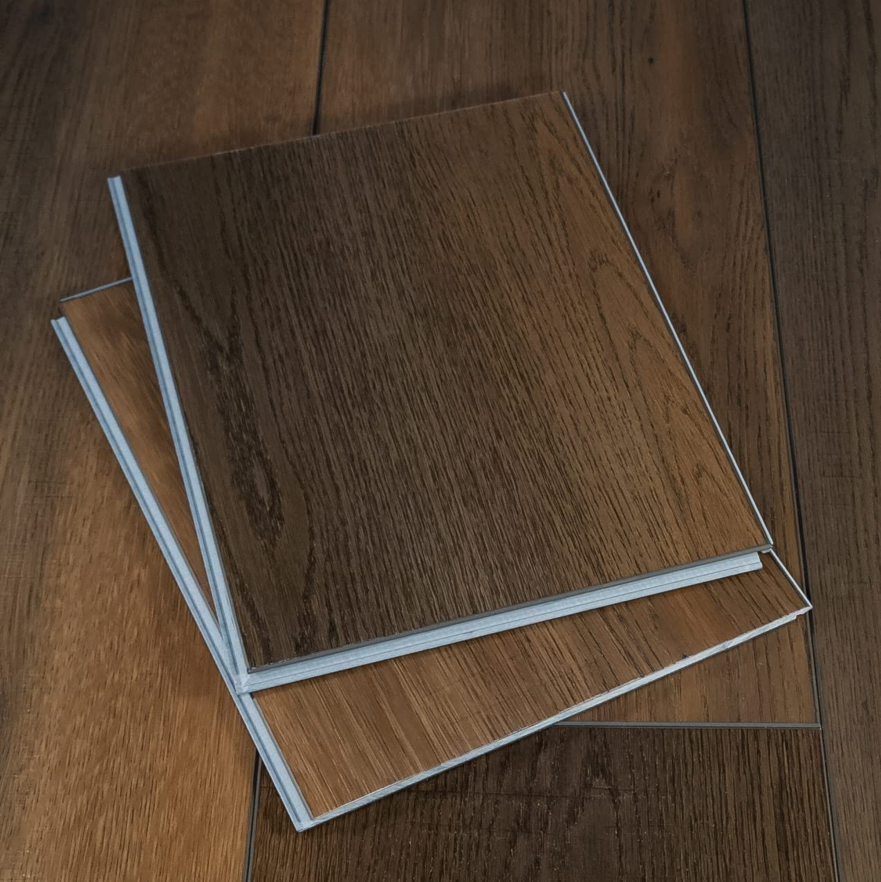 12” Cut Sample Luxury Vinyl Plank Flooring | DIY Click Installation, 40 Mil Wear Layer, Waterproof and Scratch Resistant LVP | Raeburn Signature