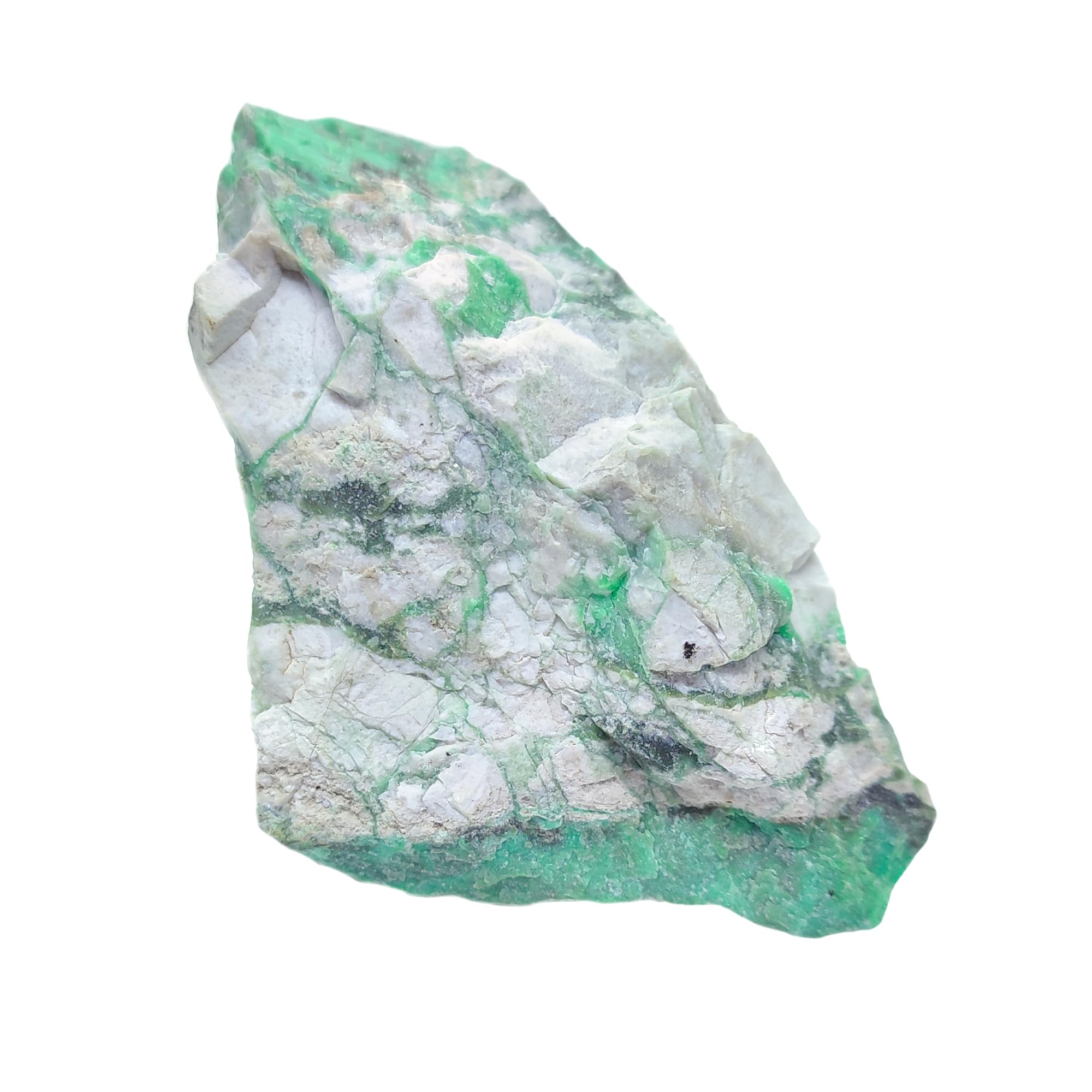 Variscit Rohstein | Grün-Weißer Edelstein | 100% natürlicher Kristall | Unbehandelter Stein | Mineralien sammeln | Esoterik & Spiritualität