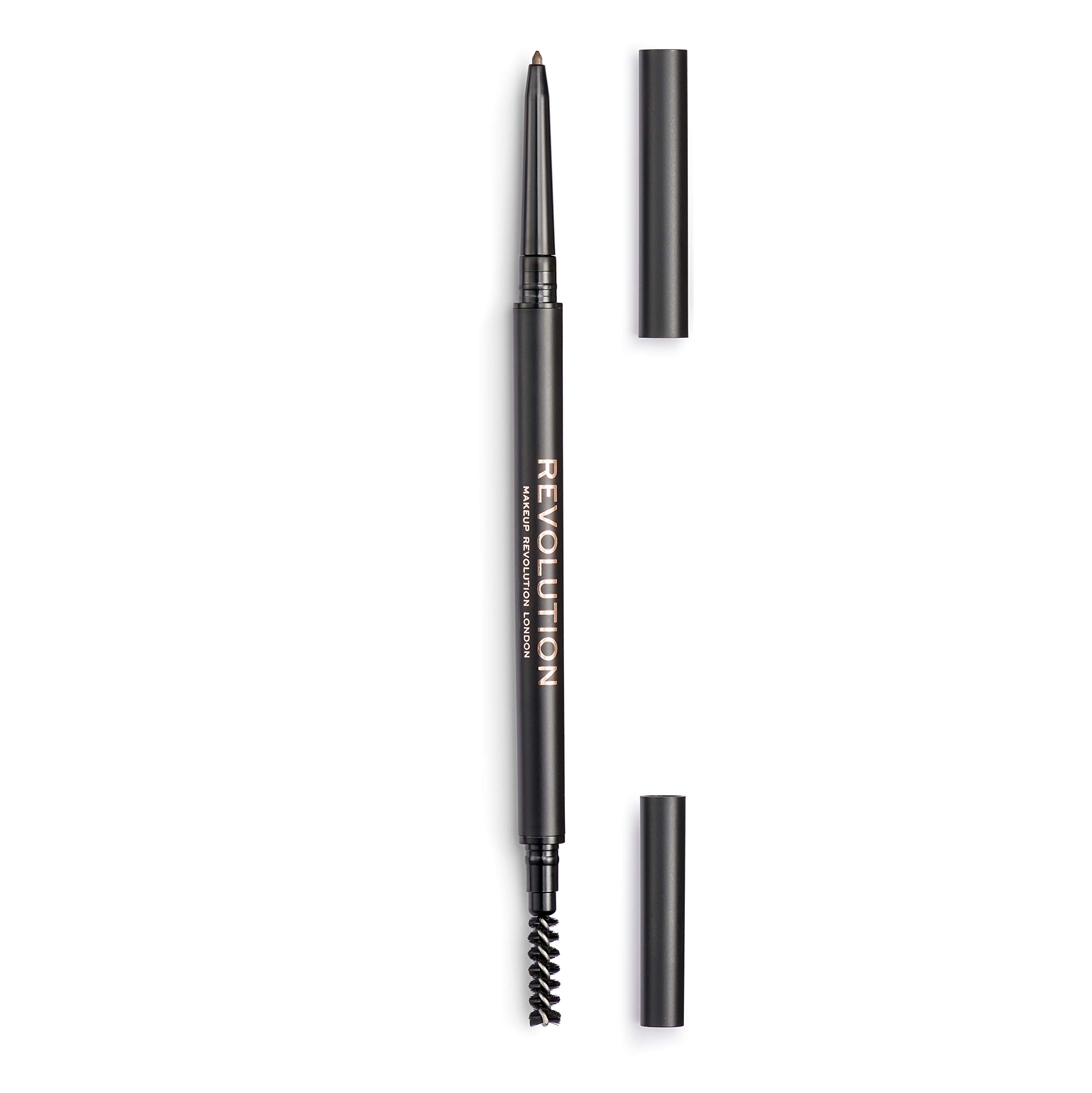 Revolution, Precise Brow Pencil, Double Ended, Ultra-Fine Pencil Tool, Includes Spoolie Brush, Light Brown