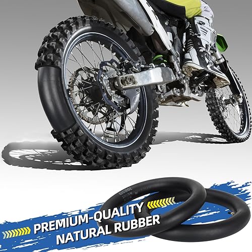 Miniatura 4 de Tubos interiores de repuesto para motocross de 2.502.75-14 pulgadas (60100-14), paquete de 2 con vástago de válvula TR4, se adapta a motocicletas