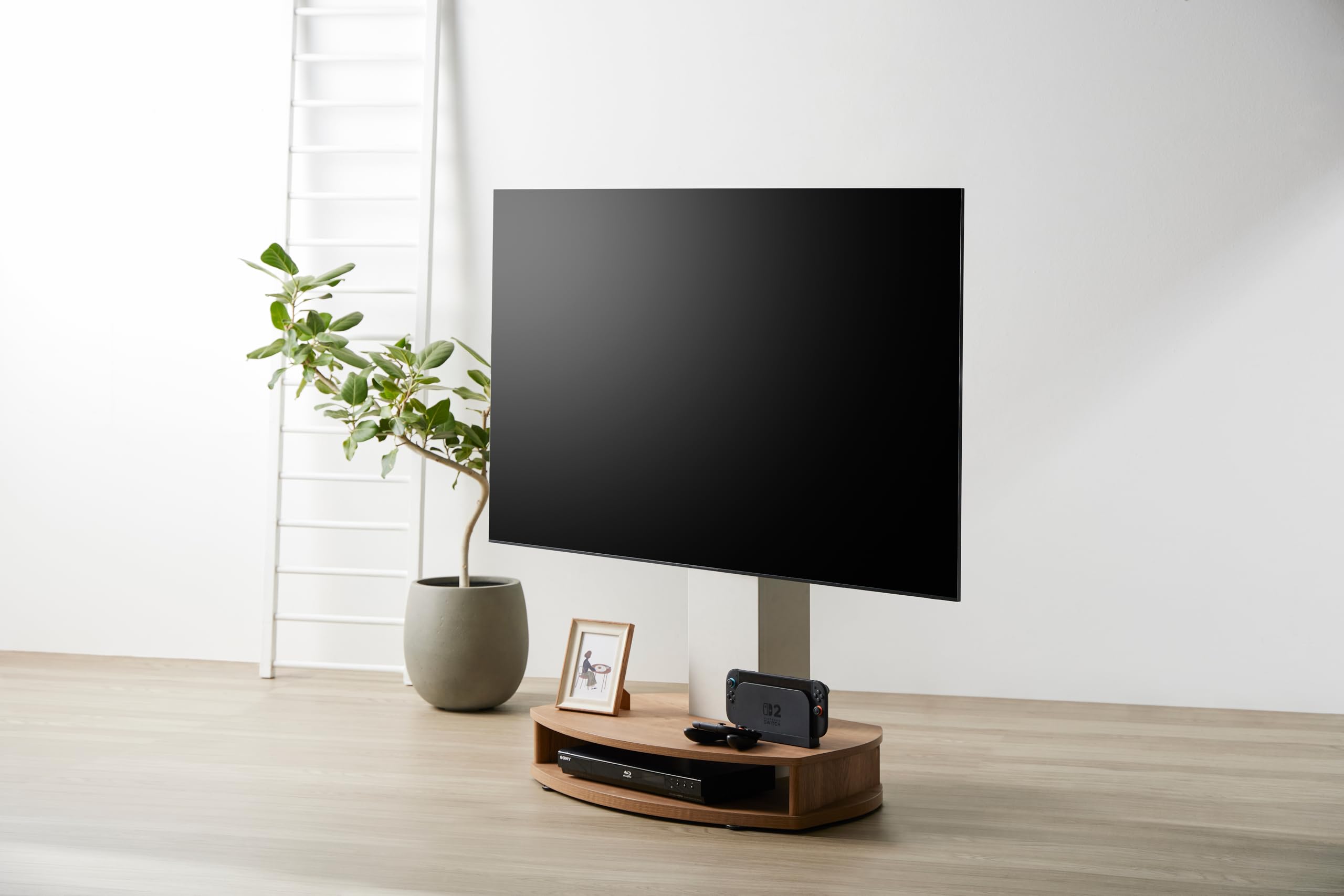 Amazon｜朝日木材加工(Asahiwood) テレビスタンド roodeft 32~55型
