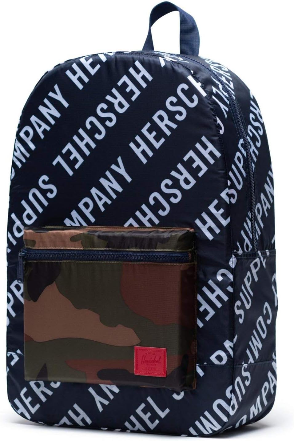herschel packable daypack camo