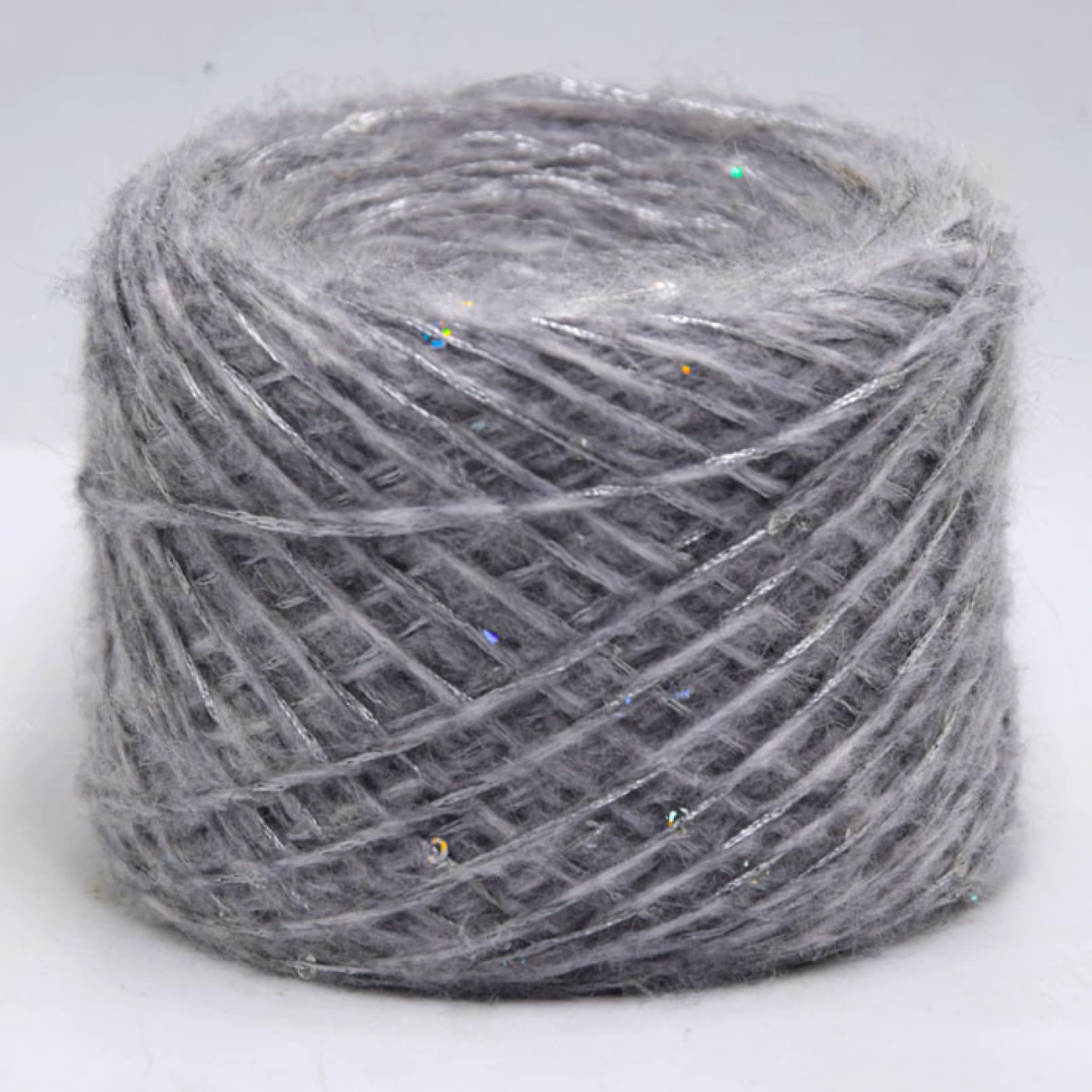 300 g/partia cekinowa nić mieszanka wełny przędza jedwabna na drutach szydełkowanie robótki ręczne i szydełkowanie niemowlę cekinowa linia(Color 15)