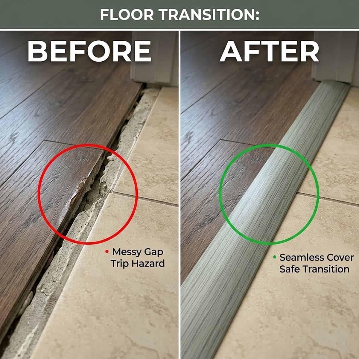 Perfil De Transición Para Suelo Autoadhesivo PVC, Tira De Umbral Tapajuntas Suelo Para Conexión De Azulejos Y Vinilo Suelo, Grano Madera 100-1000cm(Negro,W5xL900cm)