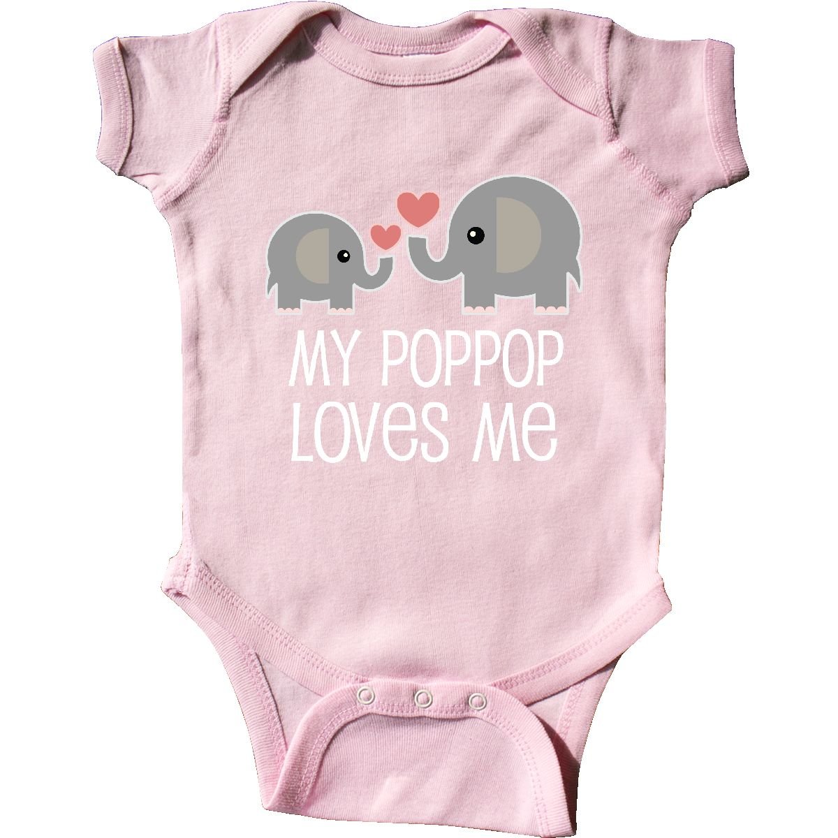 inktasticMy PopPop Loves Me Grandkids Baby Bodysuit