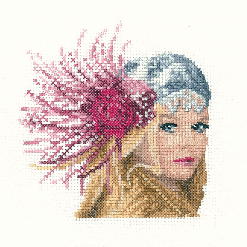 Kreuzstich-Set „Susanna (A)“ – Komplettset Mit Aida-Stoff Und DMC-Garn | Fertiggröße 30,5x43,5cm