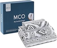 Vista 20 de MCO Juego de sábanas de 100% algodón de 300 hilos, tamaño Queen, bolsillo profundo de 16 pulgadas, sábanas refrescantes transpirables de 4 piezas