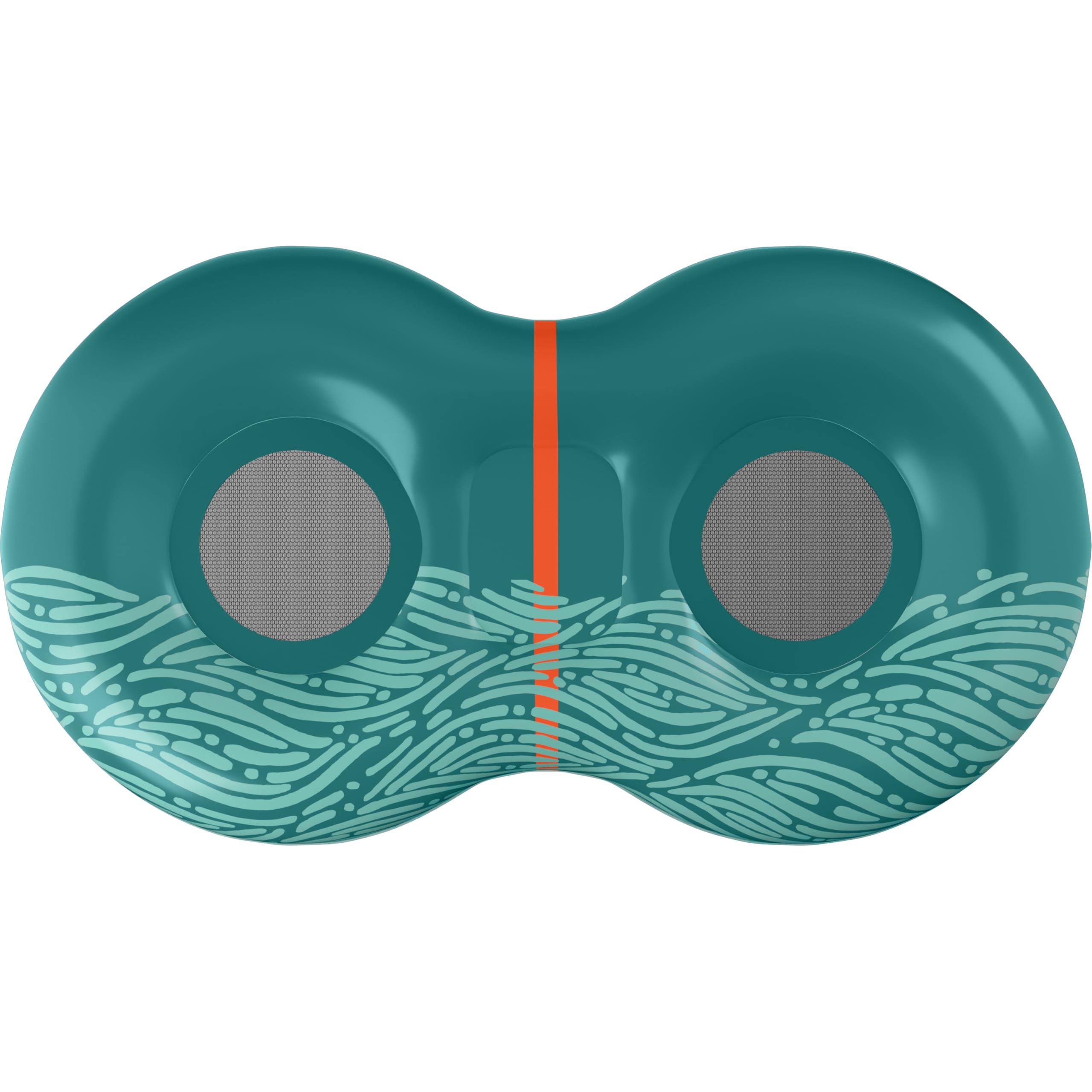 Retrospec Siesta Float Single & Double River Tube für Erwachsene 1–2 Personen – Robuster Wasserschwimmer mit Rückenlehne & Getränkehaltern | 136-272 kg | Reparaturset | Aufblasbare Flussschläuche zum