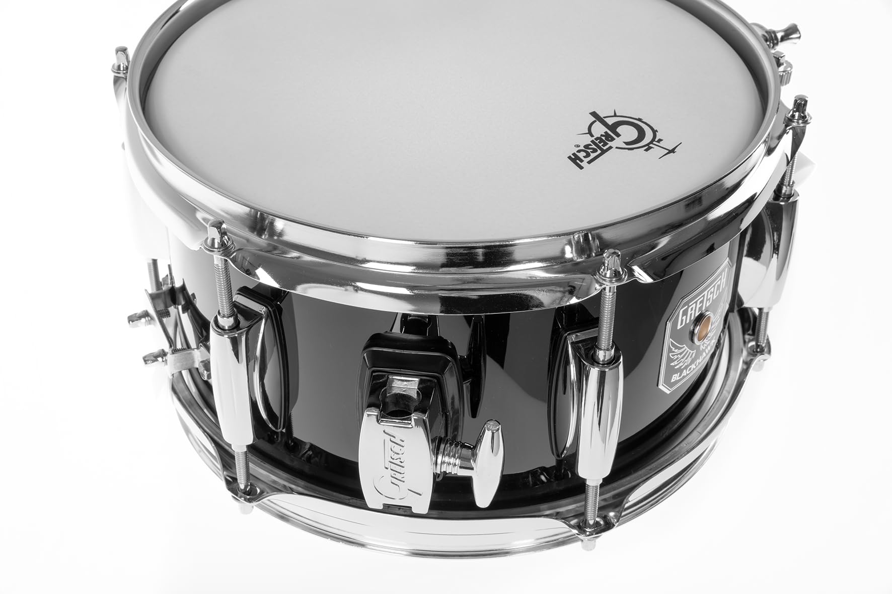 Gretsch SD Snare Drum, Full Range, Black Hawk Mighty Mini, schwarz, chrome Hardware, 10 x 5,5", BH-5510-BK