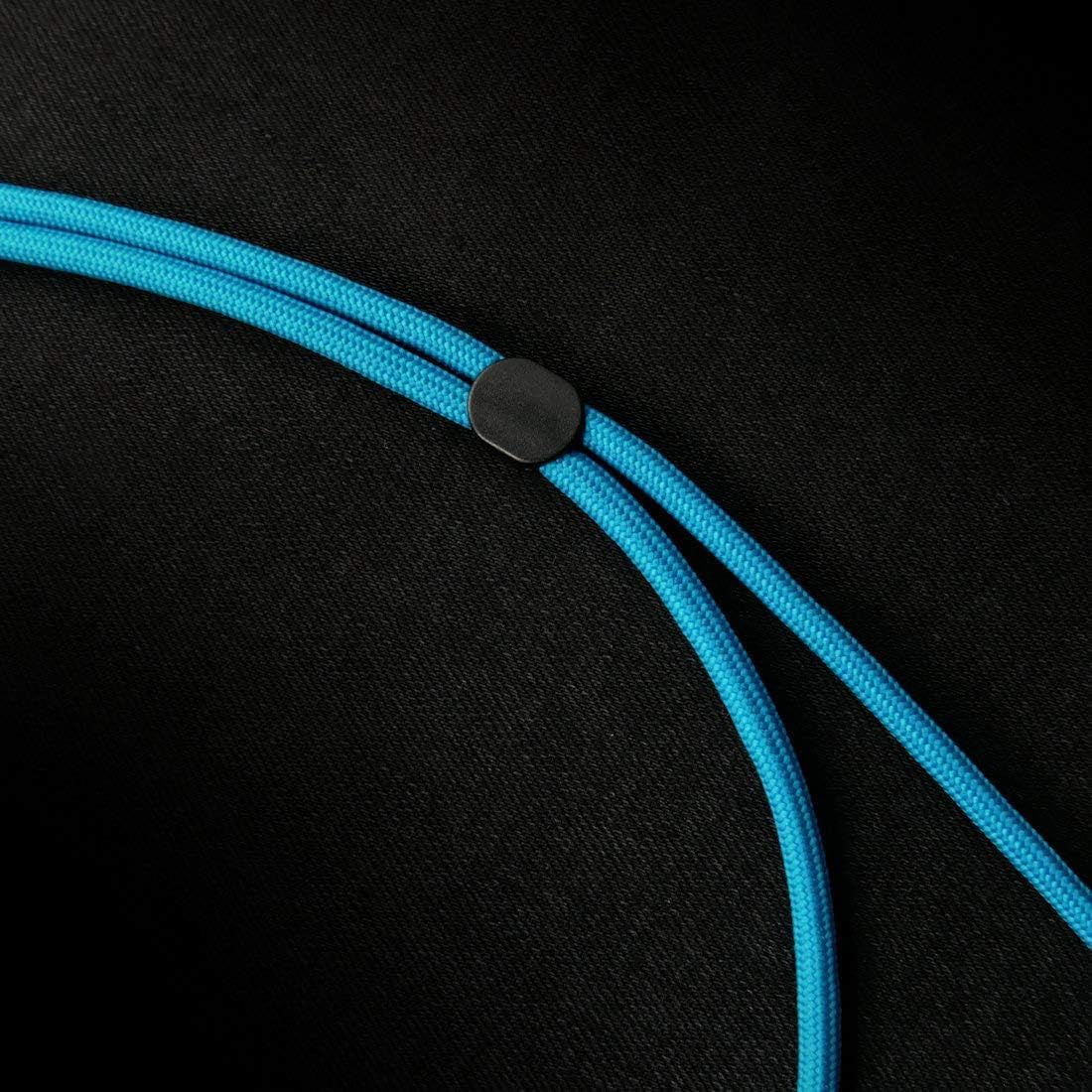 trage.band® dragonne réglable pour poignet avec mousqueton, bleu
